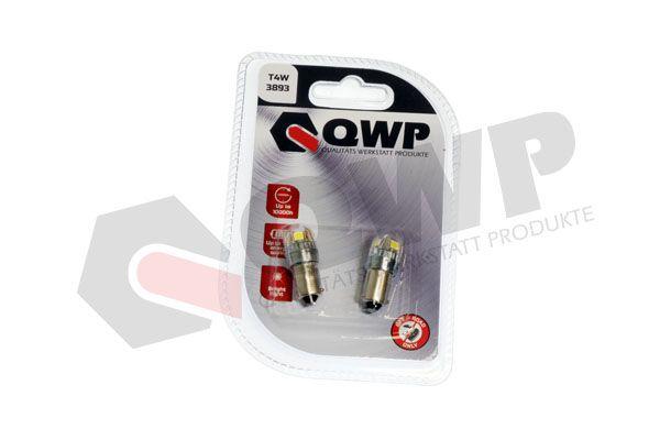 Set de 2 becuri LED T4W 12V 0,8W BA9s AMBER - QWP Model WBL T4W 12V